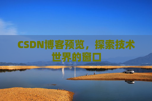 CSDN博客预览,探索技术世界的窗口